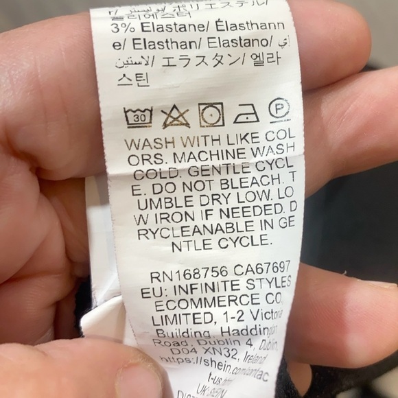 SHEIN Black Halter Wide-Leg Jumpsuit - Picture 4 of 7